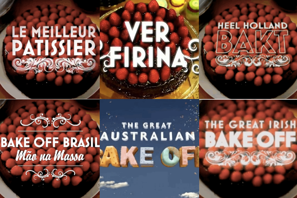 Great Global Bake Off - title cards