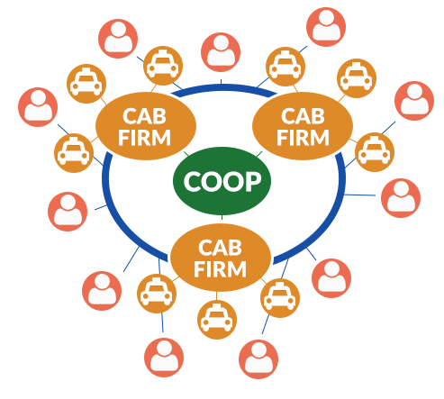 Option 2: Federation of existing companies diagram