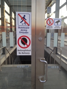 No Balloons! Malmö is very clear about this.