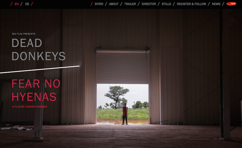 Dead Donkeys Fear No Hyenas website screengrab
