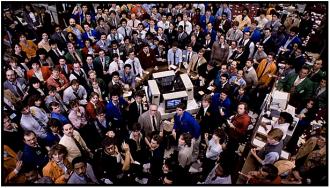 Trading Places - the market looks on